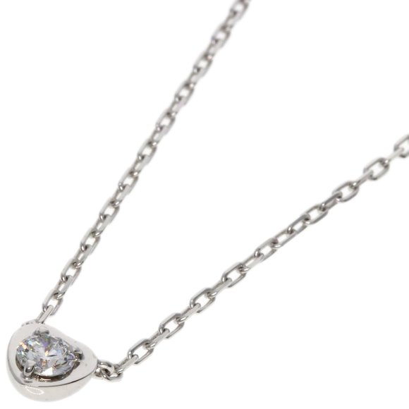 CARTIER Jewelry - Cartier Diamant Legend Heart Diamond Necklace K18 White Gold Women's CARTIER